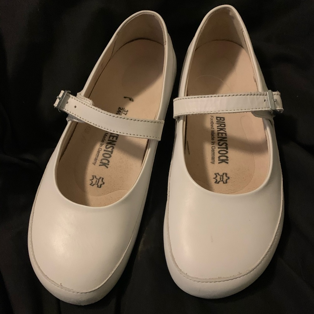 Birkenstock White Mary Jane style - Lismore